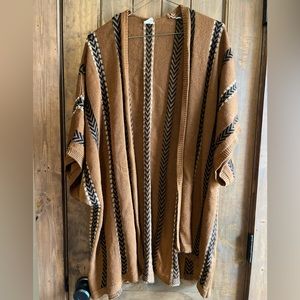 Light brown cardigan, size small